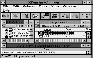 XTreeWin 1.0 screenshot